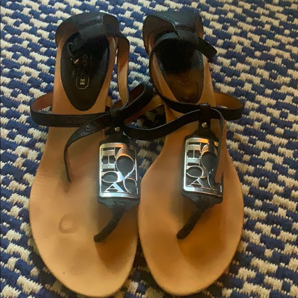 Coach wedge sandals